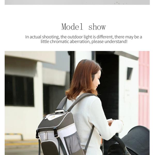 ISO9001 Softback Multifunction Travel Diaper Bag Backpack Water Resistant