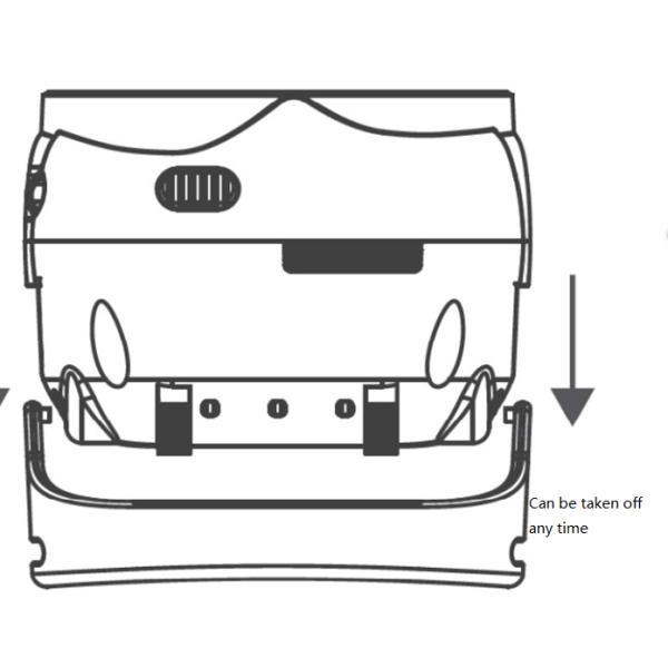 Emergency Battery Operated Work Light , 2.5W Yellow Portable High Power LED Flood Light