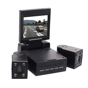 China H303 Dash Camera 2.0" TFT Screen 8 LED IR Night Vision Russian Car Black Box Dual Lens Car Video Recorder on sale