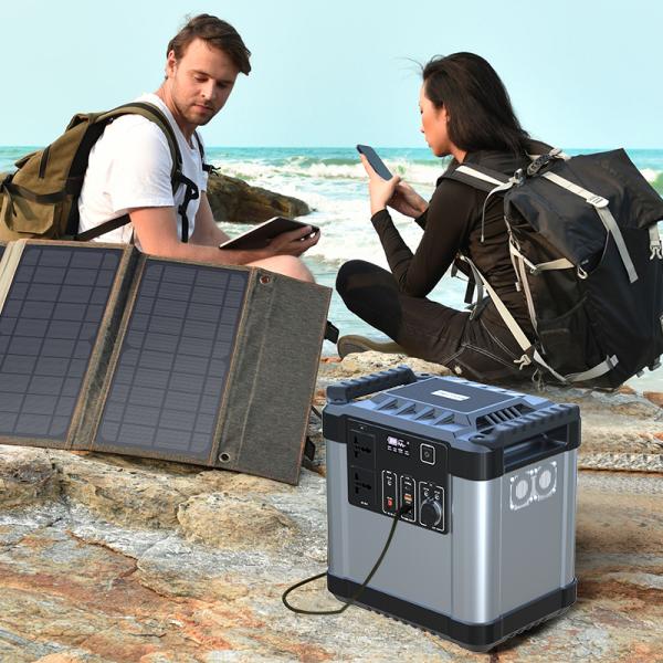 Pure Sine Wave Portable Electric Power Station 2220Wh Backup 110V / 2000W