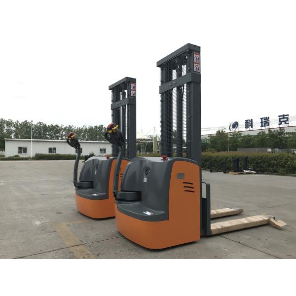 Min. Lifting Height 145mm Full Electric Pallet Stacker Forklift For Warehouse Operations