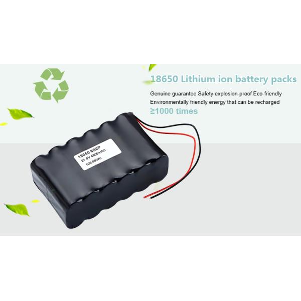 4800Mah 21.8V Lithium Ion Battery Pack Li Ion 18650-6S2P Battery Li-Ion Rechargeable Battery