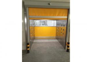 China Cargo Air Shower Tunnel Stainless Steel Cabinet Rapid Rolling Automatic Door wholesale