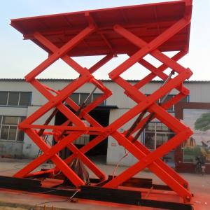 China Workshop Electric Stationary Lift Table Hydraulically Actuated Sizes wholesale