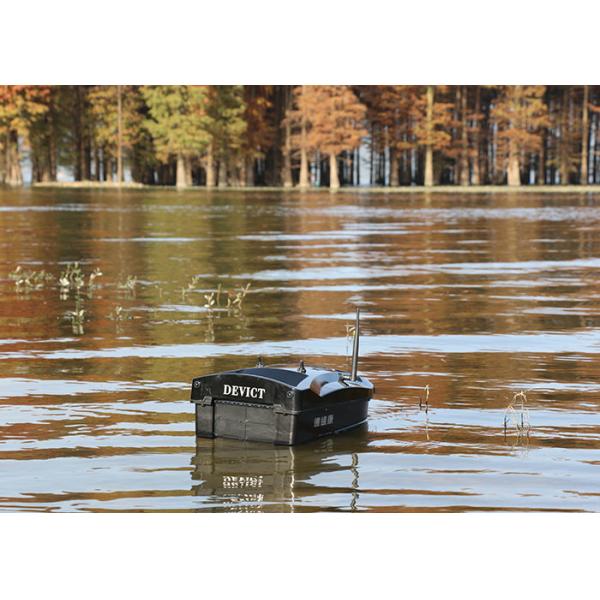 Black deliverance bait boat gps , Remote control fishing bait boat DEVC-110