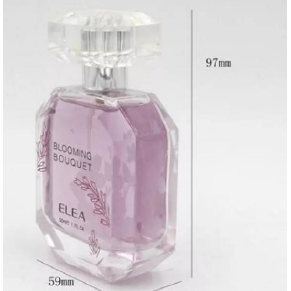 Luxury Glass Empty Perfume Bottles Bulk Embossed Logo With Surlyn Cap