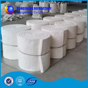 Fire Protection Thermal Insulation Blankets , White Ceramic Fiber Insulation