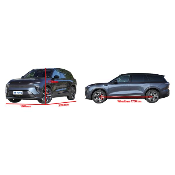 Fast Speed NIO ES8 Electric SUV With Big 12.8'' Center Control Screen