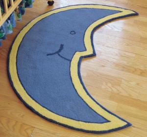 China Cartoon Moon lovely Handtufted Acrylic Children Carpet and Rug Mat wholesale