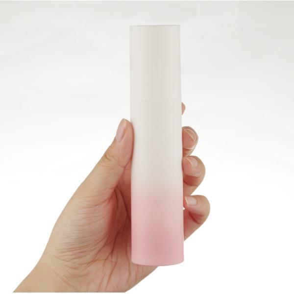 Frosted Airless Lotion Spray Plastic Cosmetic Containers Gradient 50g 3.3*14.5cm