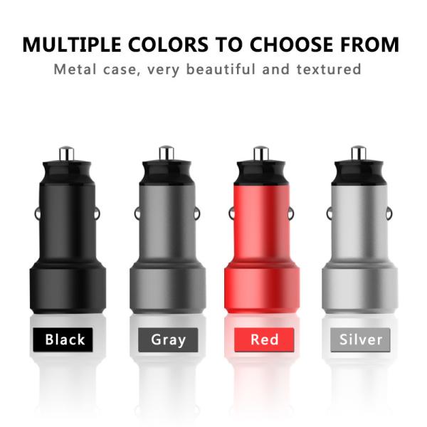 FQC18-1 Dual QC3.0 USB CAR CHARGER Universal Compatible USB CAR CHARGER for all electronics cheap price