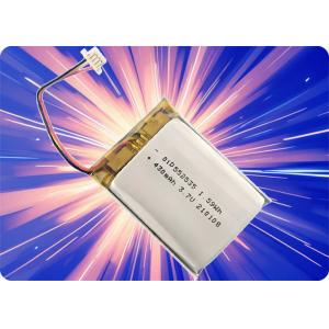 China 3.7V 500mAh Rechargeable Lithium Ion Battery with 500 Cycles wholesale