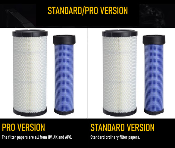 OEM Excavator Air Filter Y12906212560P Hydraulic Filter Replacement