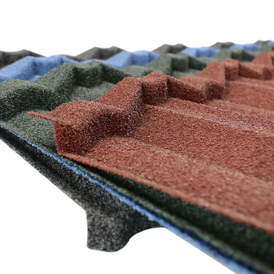 Modern Classic Tile Bevel Edge Tile Colorful Stone Coated 0.40mm Aluzinc Roofing Sheets for Sale Warranty 30-50 Years