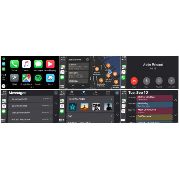 5 Series F07 BMW CarPlay Android Auto , Wireless Carplay Infotainment System