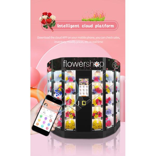OEM ODM 24 Hour Flower Vending Machine Cooling Locker Vending Machine For Flowers