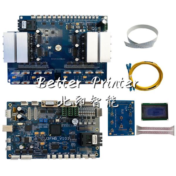 Inkjet I3200 Inkjet Board For Dual Station Direct Spray Printer Clothing T-Shirt White Ink Hot Stamping DTF Printer Board