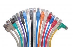 China RoHS Compliant Cat6 UTP Patch Cord 23AWG BC LAN Cable Al Foil Shiled 4 Pairs on sale
