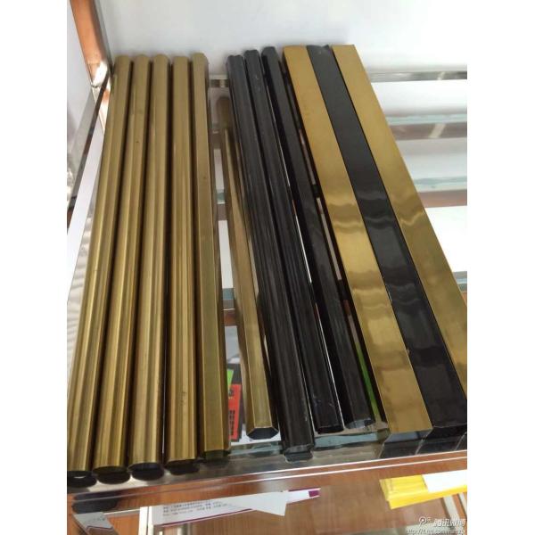 Gold Stainless Steel Pipe Tube Mirror Finish 201 304 316 For Handrail Balustrade Ceiling Decoration