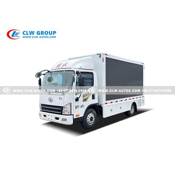 Foton Aumark Euro III Outdoor Mobile LED Advertising Billboard Truck with Performance Stage