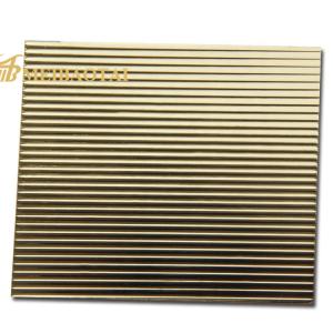 Gold Mirror Stamped 304 201 Stainless Steel Metal Plate