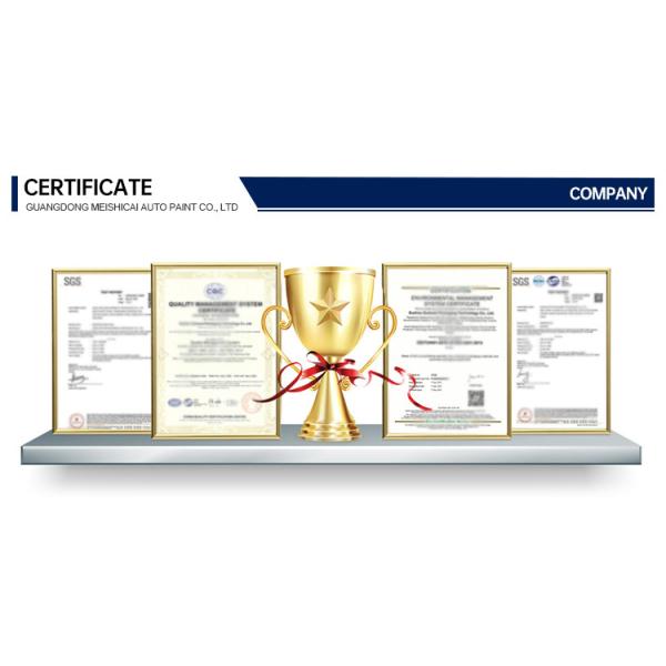 Metallic Epoxy Anti Scratch Coating 1K Car Paint For Automotive Frame Mixing Automotive Paint Car Body Paint