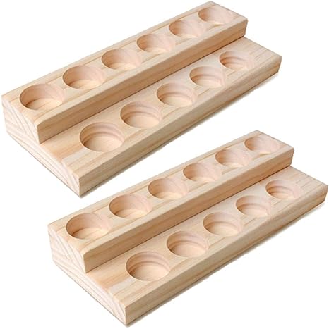 Wooden Essential Oil Display and Storage Rack Ideal for Organizing Aromatherapy Oil
