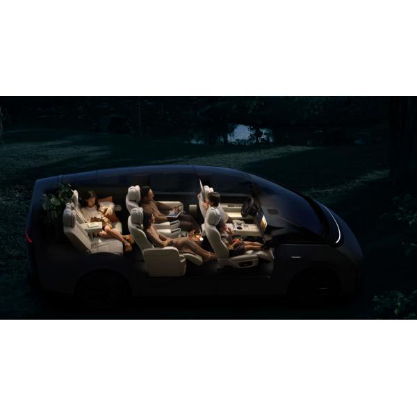 Electric 7 Seat MPV Lixiang Mega Luxury 5-door Body Structure and 4WD Cars with Pure Electric Vehicle