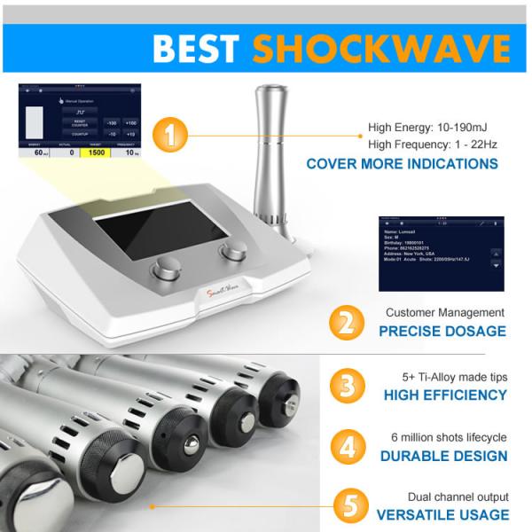 Effective cellulite treatment Body shockwave acoustic therapy equipment shock wave machine