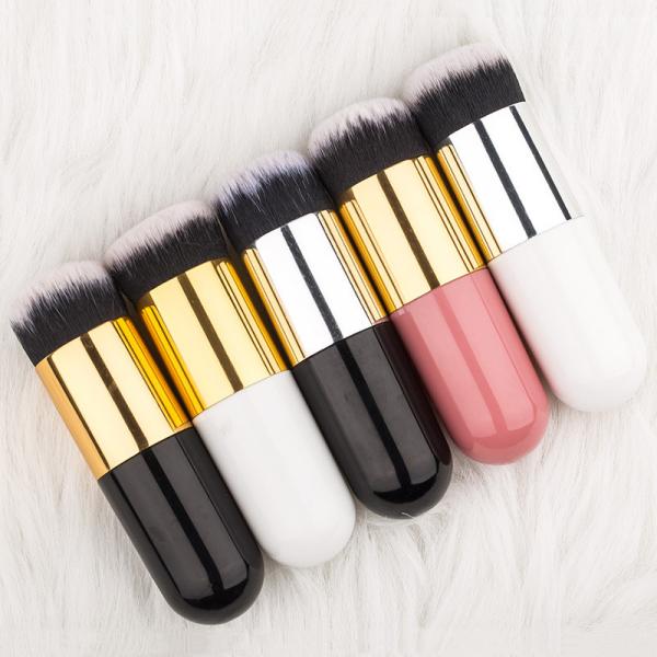Professional Chubby Pier Foundation Brush 5 colors Makeup Brush Flat Cream Makeup Brushes Cosmetic Make-up Brush