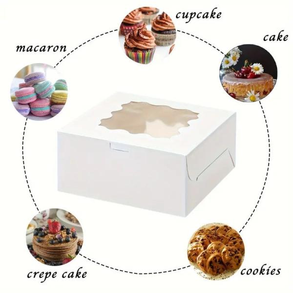 Greaseproof Paper Window Box for Bread Packaging Food Grade Mailer Box and Liner Type EPE Foam