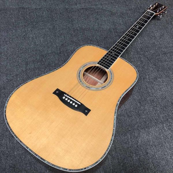 Custom 41 Inch J-45 Honduras Wood Acoustic Guitar, SOLID BACK SIDE