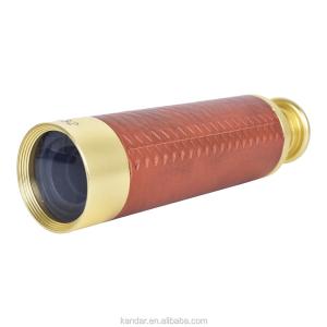 181g Monocular Nautical Handheld Brass Spyglass Expandable 26x32 Telescope for
