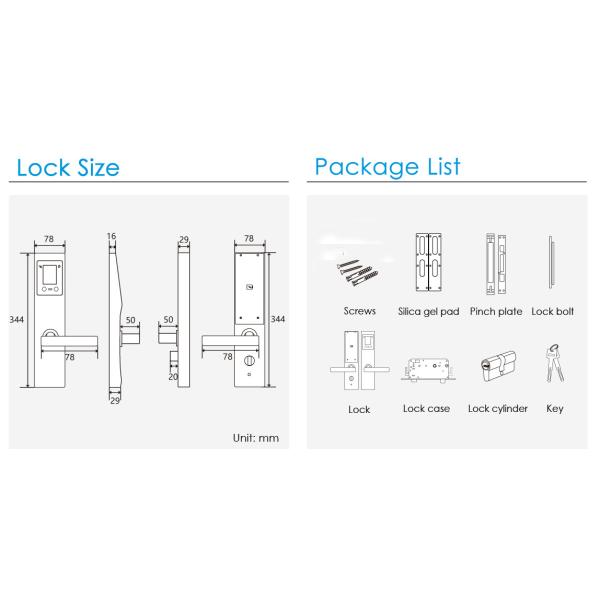 High Security Face and Password Door Lock With Touch Screen