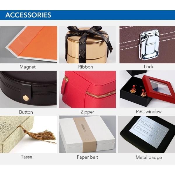 Foldable Flip CMYK 350g Paper Gift Packaging Box 30*25*18CM