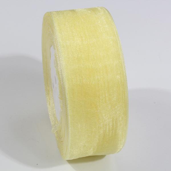 2.5cm Polyester Organza Ribbon for DIY bows or Wedding Decoration or Cake Wrapping