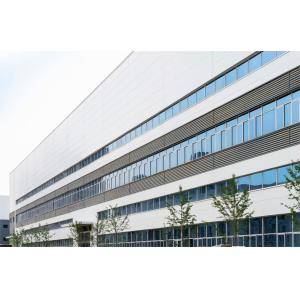China Prefab Steel Structure Warehouse Designed With Clear Span Construction on sale