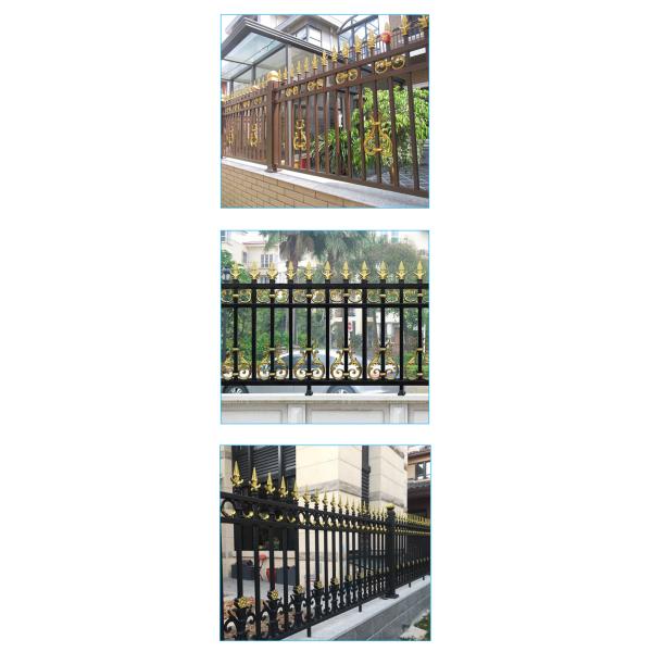 Powder Coating Decorative Welding Wrought Iron Handrails For Outdoor Steps Steel House