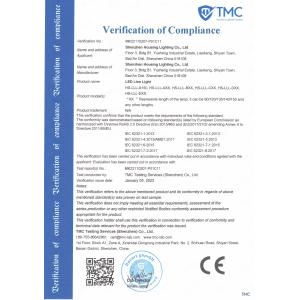 Shenzhen Housing Lighting Co., Ltd. Certifications