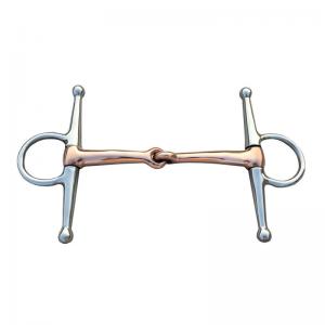 China Stainless Steel Horse Chewing Mouth Roller with Brass Hardware and Copper Jointed Bits wholesale