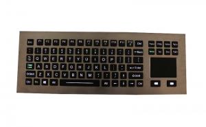 China Polymer Industrial Computer Keyboard 88 Keys IP67 Dynamic Waterproof Backlit wholesale