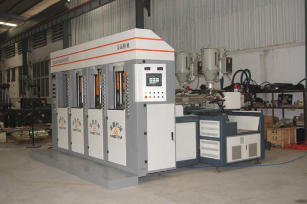 Quality Static slide type PVC/Tpr Outsole Injection Moulding Machine 4 stations 2 injectors for sale