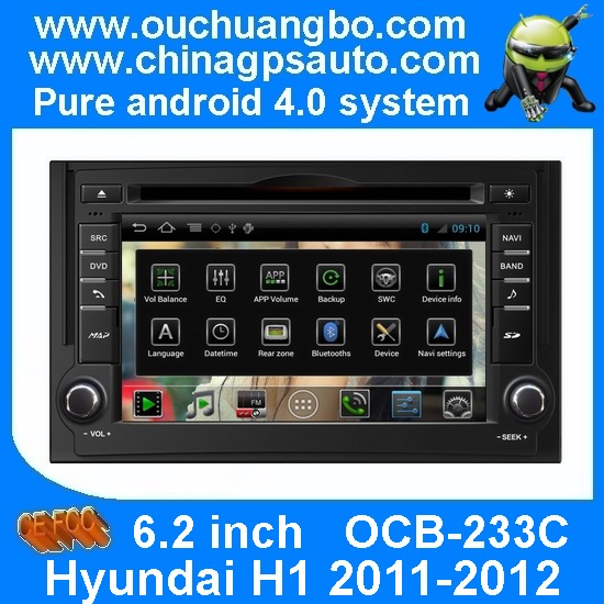 Ouchuangbo Car Stereo Radio GPS Navigation Android 4.0 Hyundai H1 2011-2012 iPod PIP S150 System OCB-233C