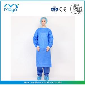 Medical Non Woven Surgical Gown SMS Disposable Surgical Gown