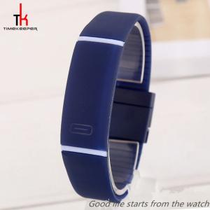 China Silicone Straps Multifunction Wrist Watch , Smart Screen Touch Led Watch wholesale