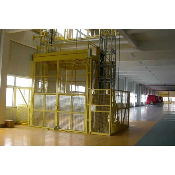 Twin Mast SCE500 Building Site Hoist For 30 Passenger heavy duty lifter/dual mast heavy duty hoist with big cage