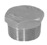 SS201 SS304 Screwed SS Threaded Pipe Fittings With Hex Plug