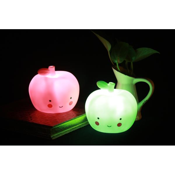 New design LED Fruit apple Night Light Lamp/Flashing baby room Lamp toy