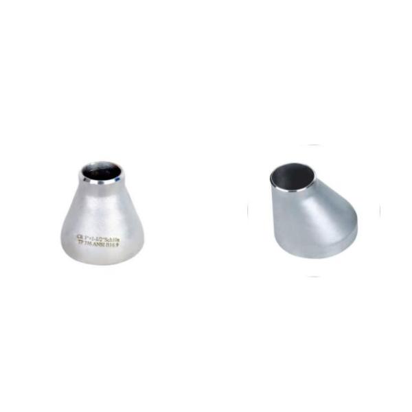 Eccentric Reducer Types Pipe Reducer Stainless Steel Tube Fittings , Seamless SS Pipe Fittings
