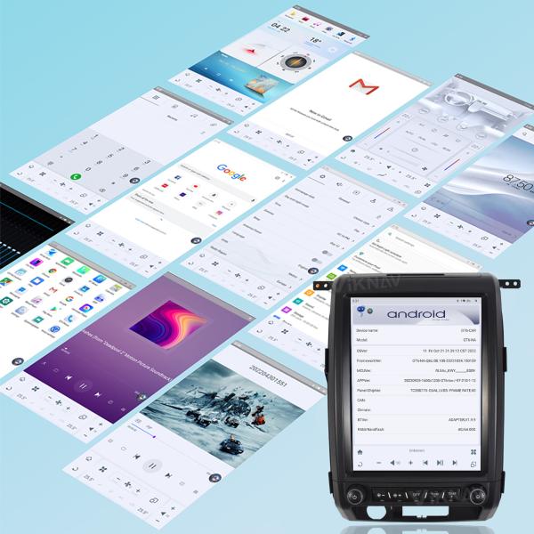 12.1inch Touch Screen Car Radio For Ford F150 2009 - 2012 Android 13 Multimedia Player GPS Navigation Head Unit Carplay